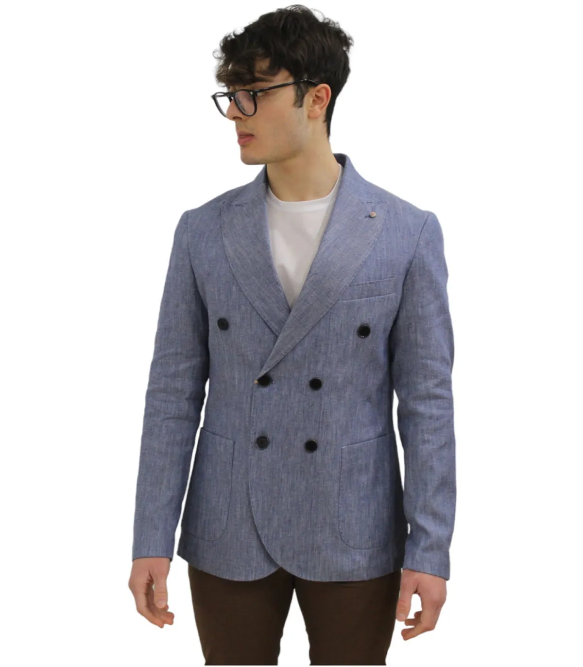 QB24 Uomo Giacca Elegante  Botna Babila 2 Bottoni